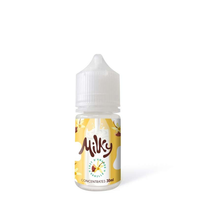 Concentré Lait Amande Vanille 30ml Milky - Le Coq Qui Vape (1/1)