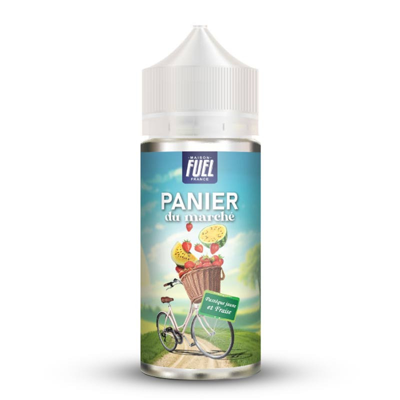Fraise et Pastèque Jaune 100ml - Panier du Marché (1/1)