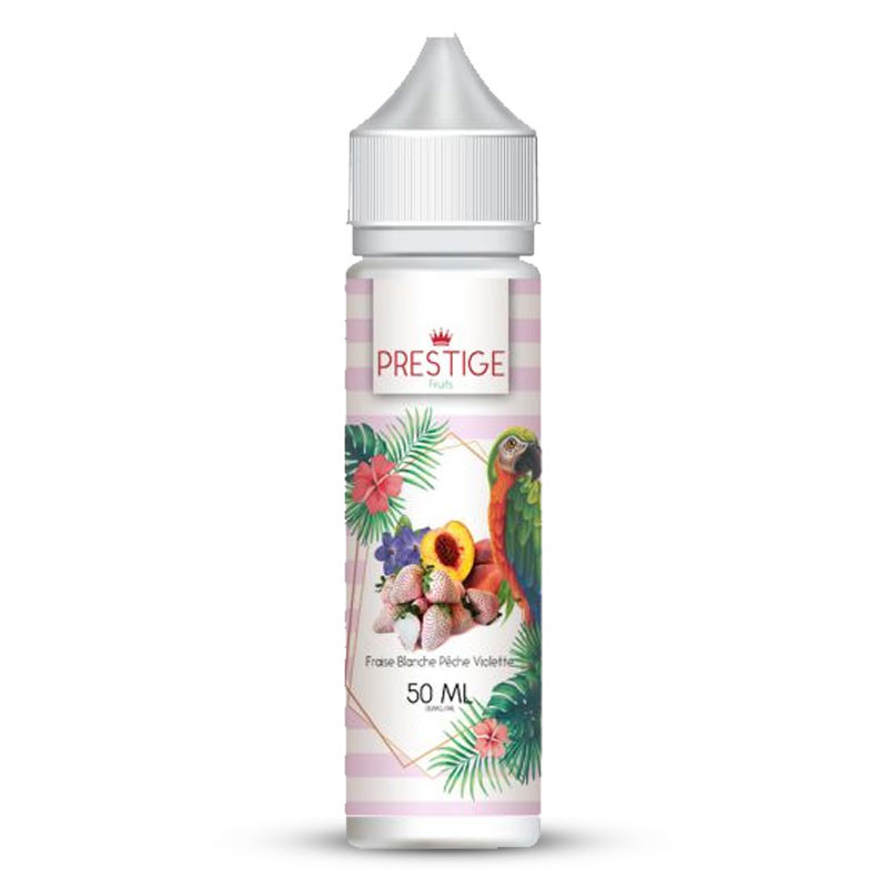 Fraise Blanche Pêche Violette 50ml - Prestige Fruits (1/1)