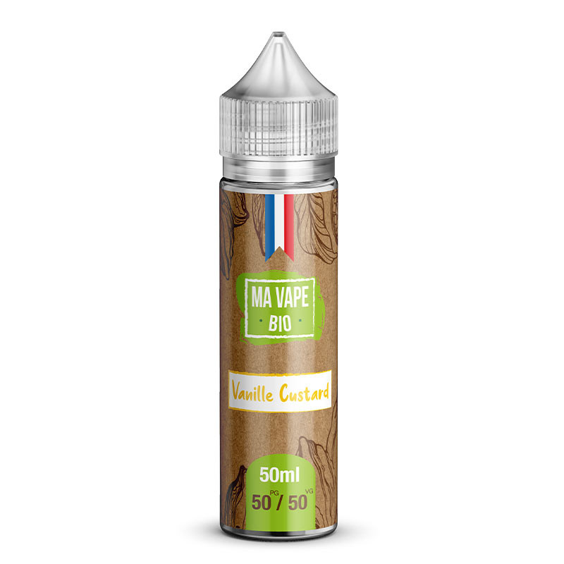 Vanille Custard 50ml - Ma Vape Bio (1/1)