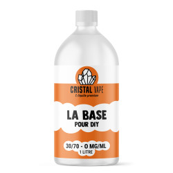 Base 30/70 1 litre - Cristal Vape