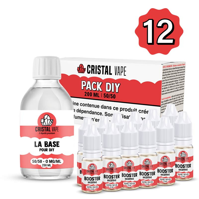 Pack DIY 50/50 200ml - Cristal Vape (4/4)