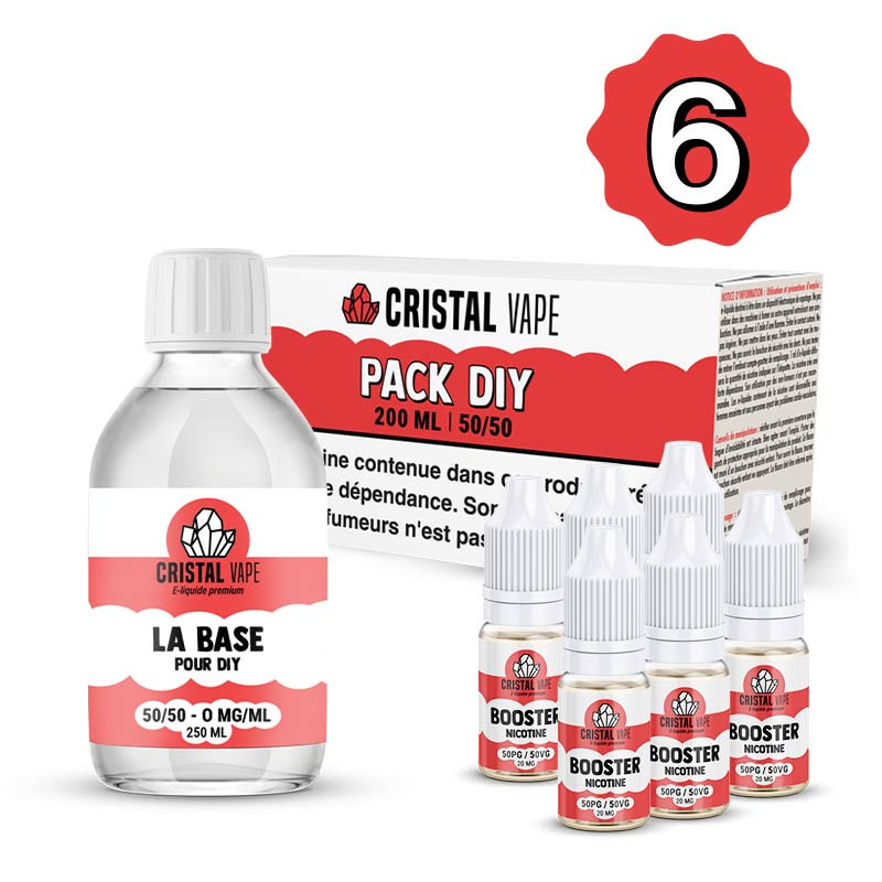Pack DIY 50/50 200ml - Cristal Vape (2/4)