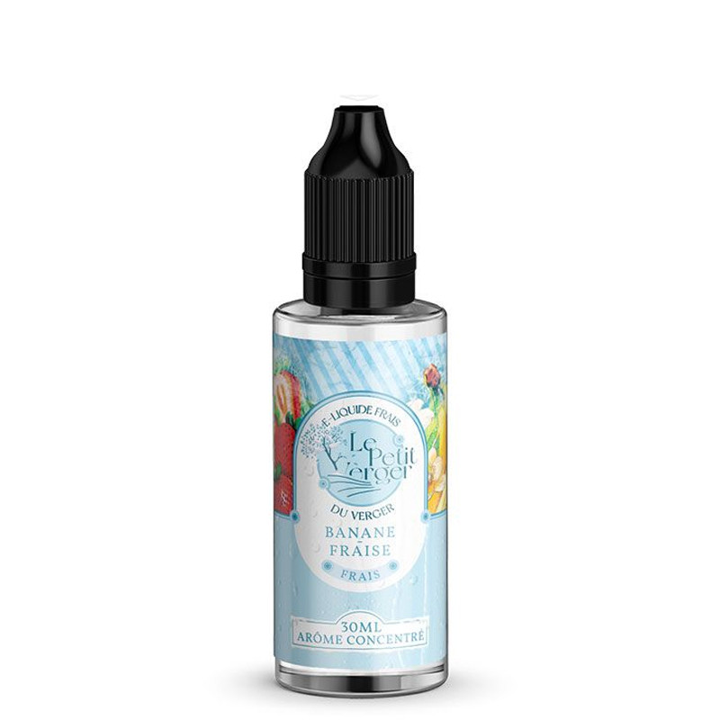 Concentré Banane Fraise Frais 30ml - Le Petit Verger (1/1)
