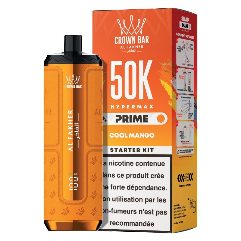 Puff Hypermax Prime 50K Crown Bar Al Fakher (2/23)