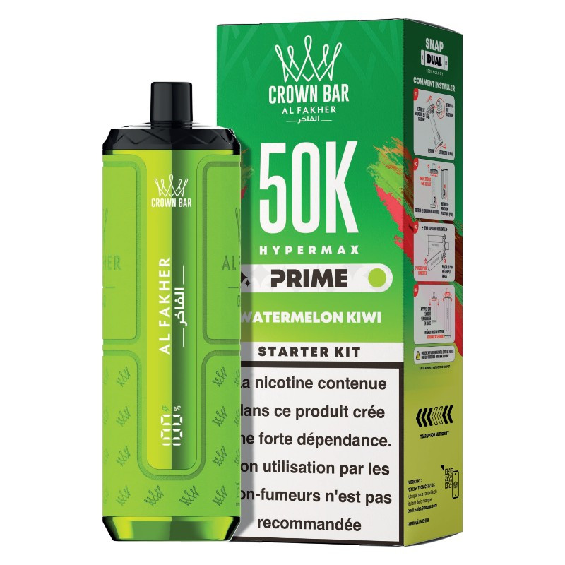 Puff Hypermax Prime 50K Crown Bar Al Fakher (3/23)