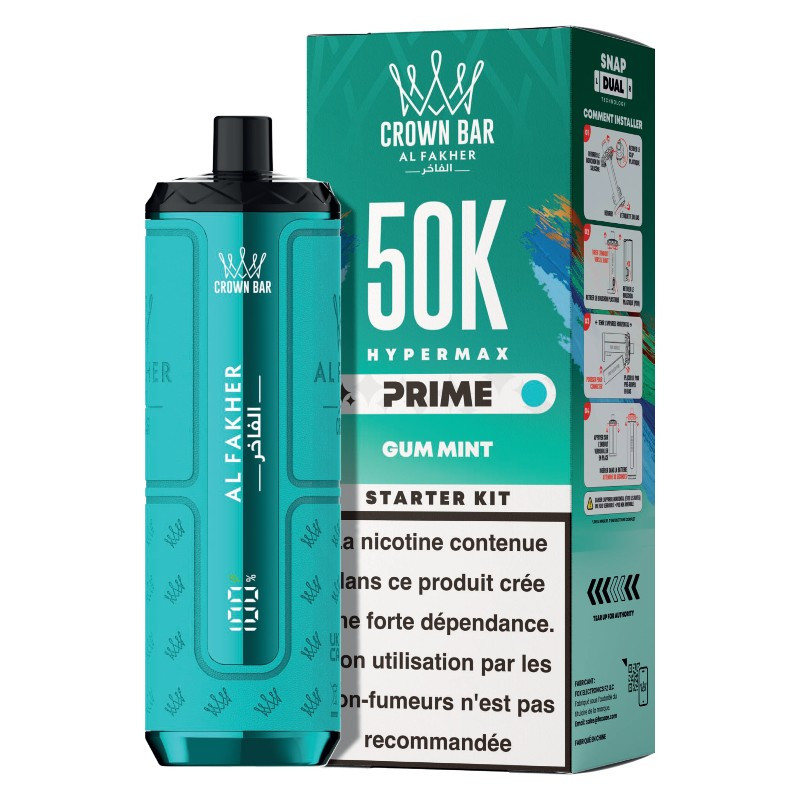 Puff Hypermax Prime 50K Crown Bar Al Fakher (4/23)