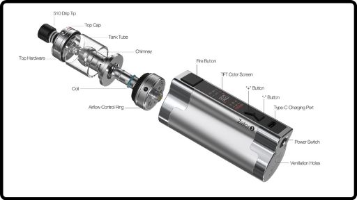 Le kit Zelos 3 par Aspire