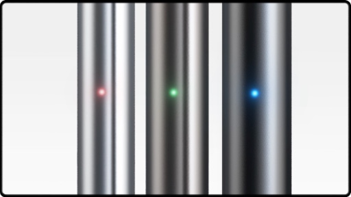 Les témoins LED du pod Vilter pro pen