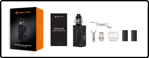 Le contenu du pack du kit Aegis L200 Classic