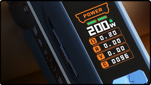 L'écran TFT couleur de la box Aegis L200 Classic