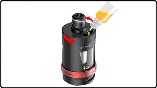 Clearomiseur Zenith Pro - Remplissage