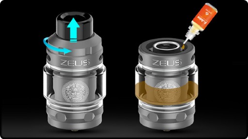 Clearomiseur Zeus Subohm - remplissage